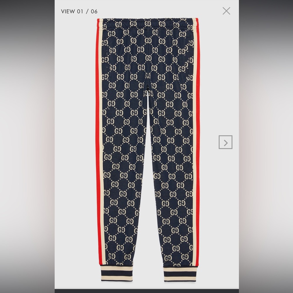 GG jacquard jogging pant